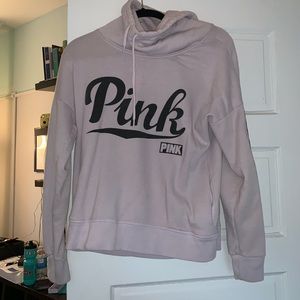 Purple cowl neck sweater